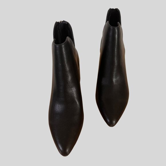 Aqua College Womens Ankle Fashion Boot Back Zipper Black Size 9M NWB - Picture 4 of 7